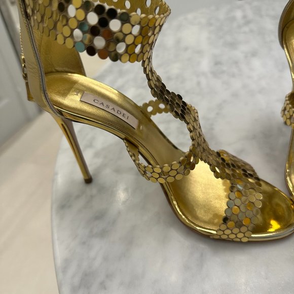 CASADEI SHOES GOLD - Picture 2 of 4